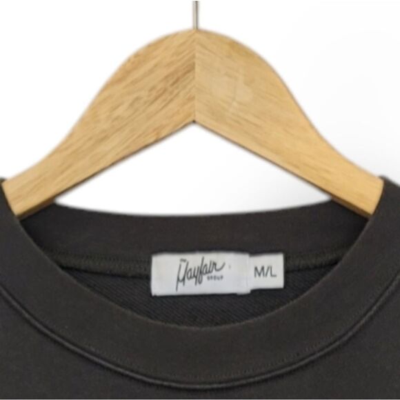 The Mayfair Group Your Emotions Are Valid Sweatshirt and Sweatpants Set in Gray - Picture 13 of 16